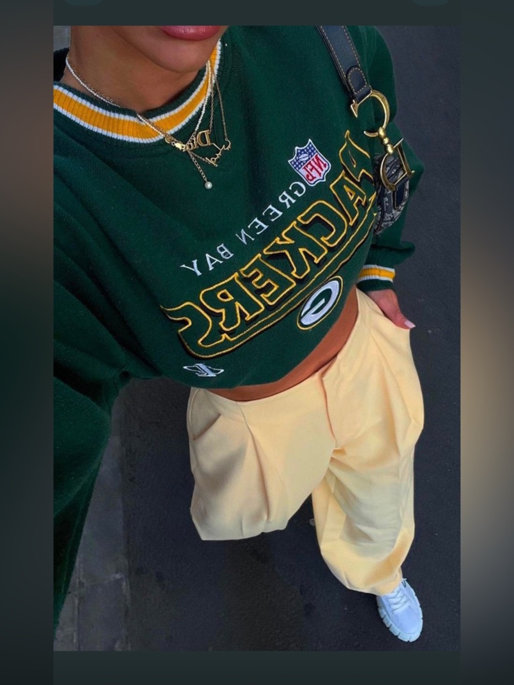 Butter yellow trousers